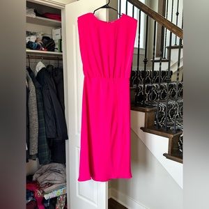 Brand New Evereve bright pink dress. Size Large.